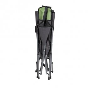 Ozark Trail High Back Hard Arm Camping Chair, Gray