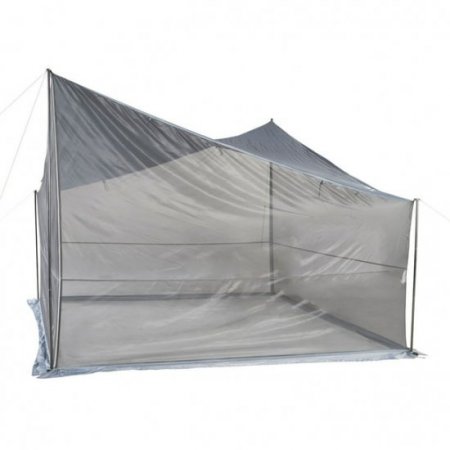 Ozark Trail Tarp Shelter, 9' x 9' with UV Protection and Roll-up Screen Walls