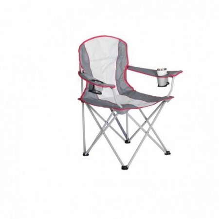 Ozark Trail, Oversized Quad Chair, Adult, Off White & Grey