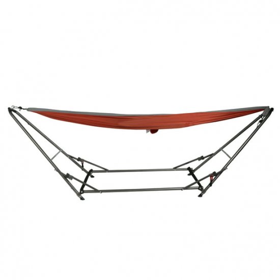 Ozark Trail 128\" Portable Steel Hammock Stand, Grey Color