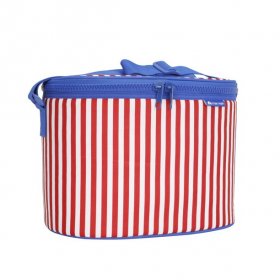 Ozark Trail 12 Can Soft Sided Cooler, Red/White Stripes