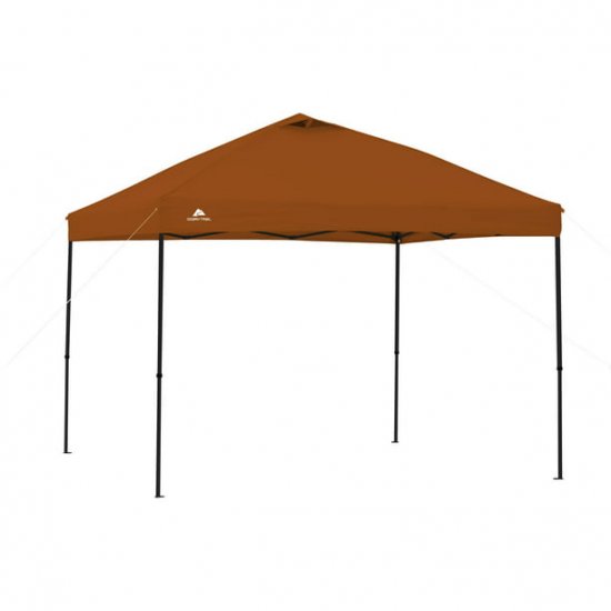 Ozark Trail 10\' x 10\' Brown Instant Outdoor Canopy with UV Protection