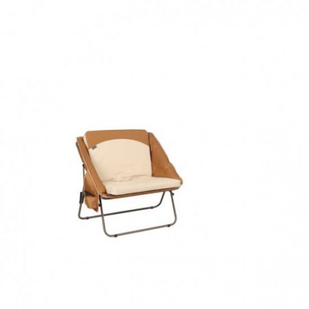 Ozark Trail Camping Chair, Brown and Beige, Adult