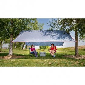 Ozark Trail Multi-Purpose Tarp Shelter, 12' x 12' with Steel Poles