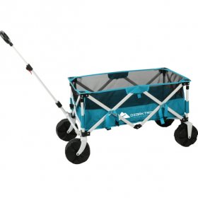 Ozark Trail Sand Island Beach Wagon Cart, Outdoor and Camping, Blue, Adult