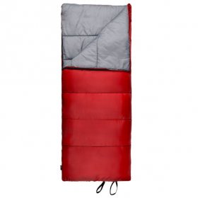 Ozark Trail 50-Degree Warm Weather Red Sleeping Bag, 33"x75"