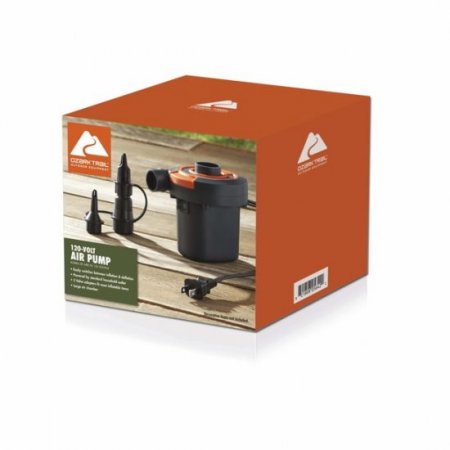 Ozark Trail Sidewinder 4" HIGH AC Electric Air Pump Grey/Orange