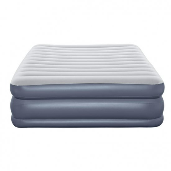 Ozark Trail Tritech QuadComfort 18\" Air Mattress Antimicrobial Coating with Built-in AC Pump, Queen