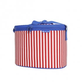 Ozark Trail 12 Can Soft Sided Cooler, Red/White Stripes