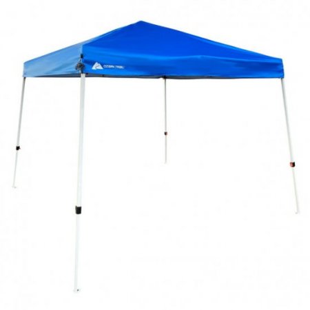 Ozark Trail 10' x 10' Instant Slant Leg Canopy, Blue, outdoor canopy