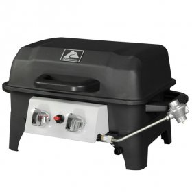 Ozark Trail 2 Burner Portable Propane Gas Grill, GBT2226W, Black