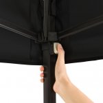 Ozark Trail 10' x 10' Black Instant Outdoor Canopy with UV Protection