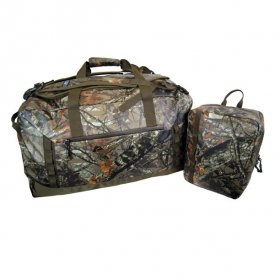 Ozark Trail 90L Packable All-Weather Duffel Bag with Convertible Backpack Straps, Camo