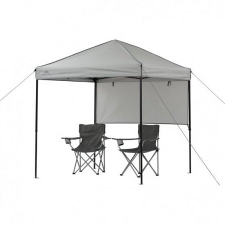 Ozark Trail 6' x 6' Gray Instant Outdoor Canopy with UV Protection