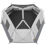 Ozark Trail 17' x 15' Person Instant Hexagon Cabin Tent, Sleeps 11