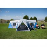 Ozark Trail 16-Person 3-Room Family Cabin Tent, with 3 Entrances