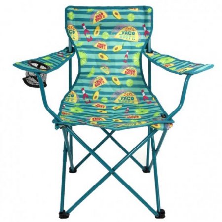 Ozark Trail Taco Camping Chair for Outdoor, Steel