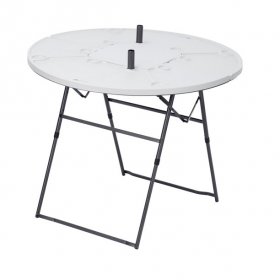 Ozark Trail Camping Table, White and Black