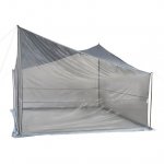 Ozark Trail Tarp Shelter, 9' x 9' with UV Protection and Roll-up Screen Walls