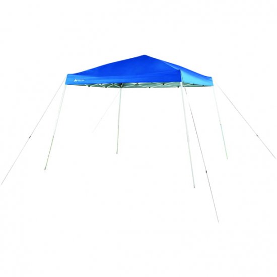 Ozark Trail 10\' x 10\' Instant Slant Leg Canopy, Outdoor canopy,Blue