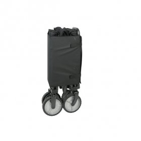 Ozark Trail Folding Multipurpose Camp Wagon Cart, Black