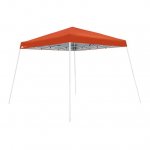 Ozark Trail 10' x 10' Instant Slant Leg Canopy, Orange, outdoor canopy