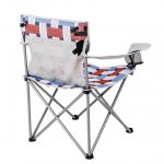 Ozark Trail Oversized Chair, Retro Weave, Red, White, Blue