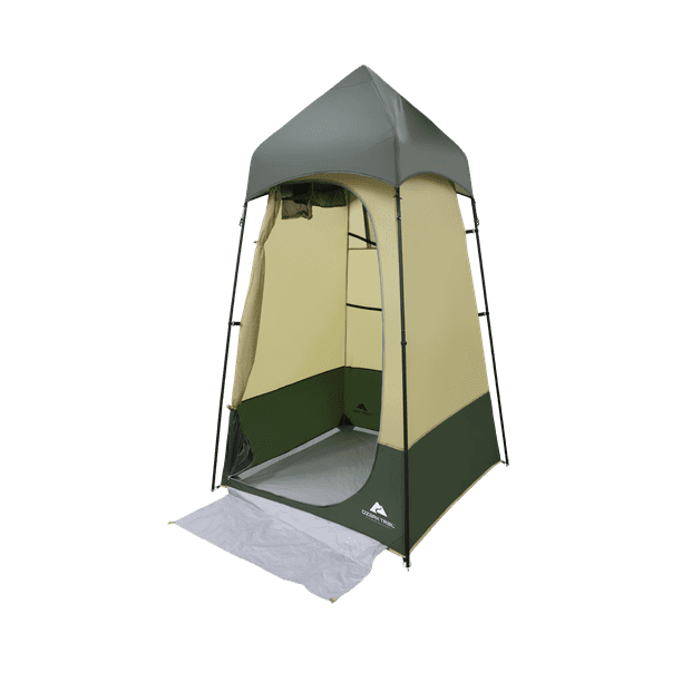 Ozark Trail Hazel Creek Lighted Shower Tent One Room, Green